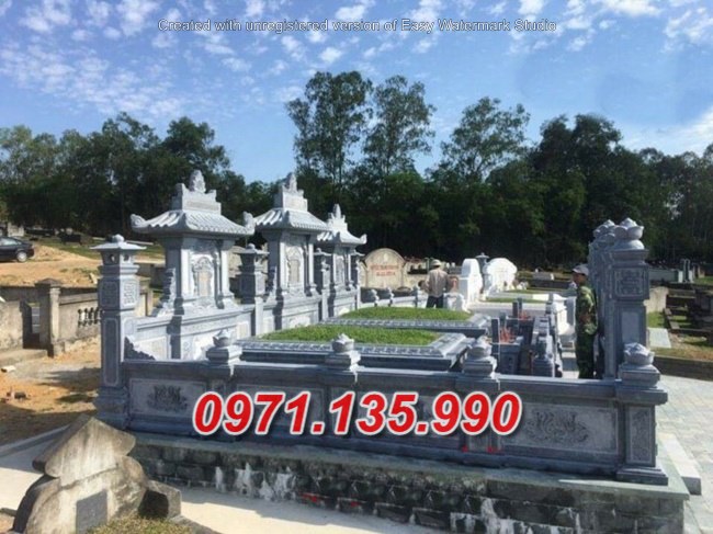 Mẫu nhà mồ đá để tro cốt đẹp bán tại an giang - lăng mộ đá dòng họ